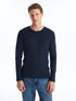LC Waikiki Crew Neck Long Sleeve Combed Cotton Men's T-shirt